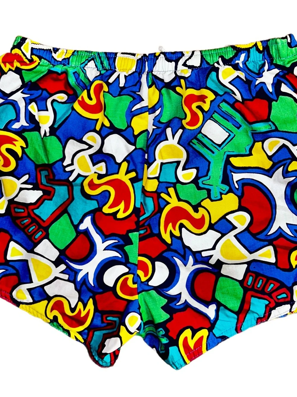 Sergio Valente ~ Men’s Large ~ USA ~ Vintage/ Retro ~ Multi-Colors ~ Swim Trunk